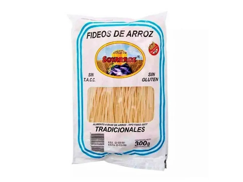 Fideos soy arroz
