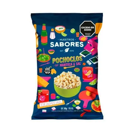 Nuestros Sabores, pochoclos, manteca y sal