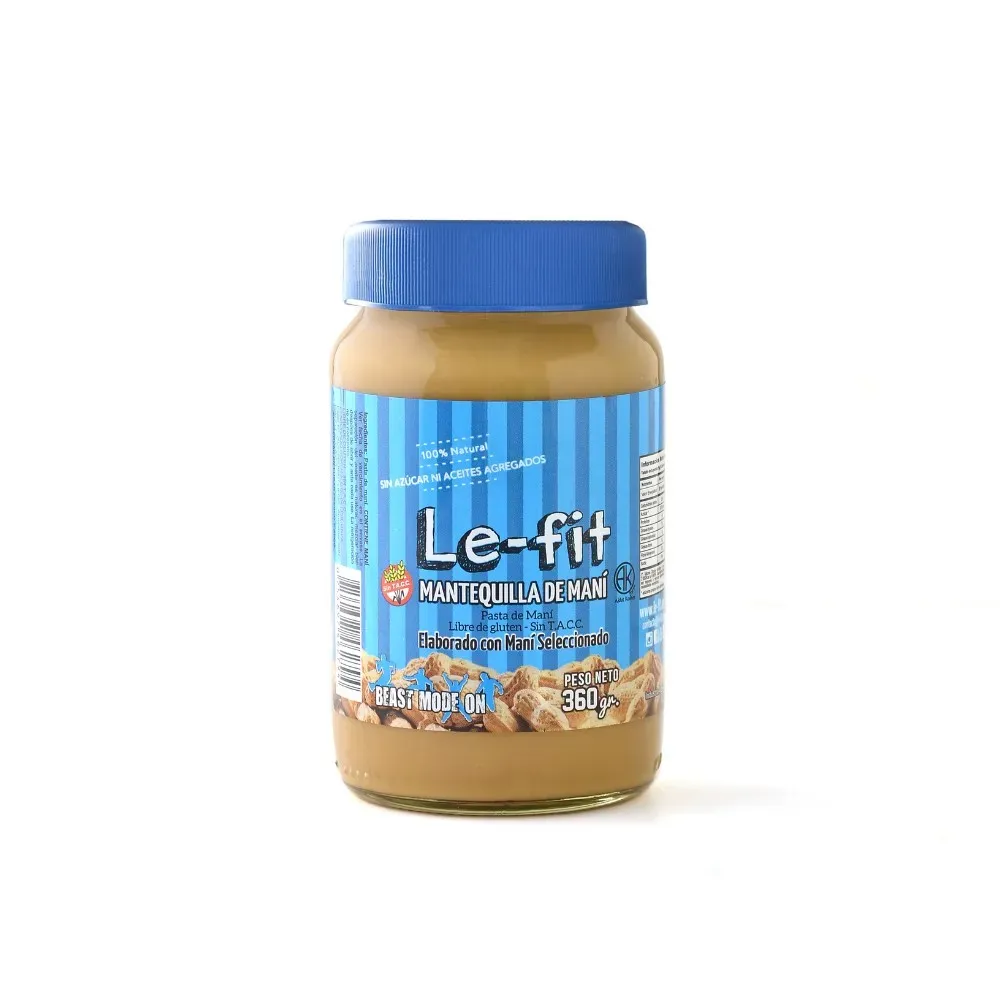 mantequilla de mani ,lefit