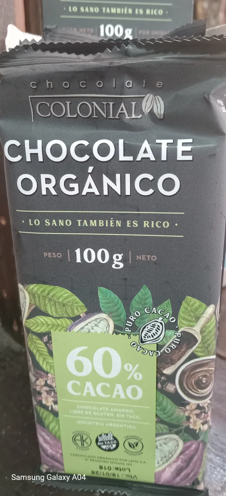 Chocolate organico