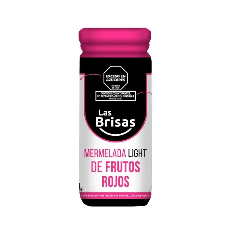 las brisas, mermelada,frutos rojos light